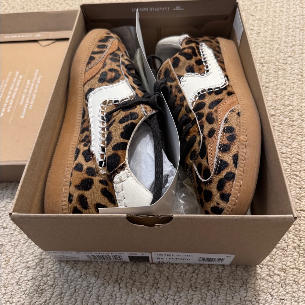 Dolce Vita Leopard Print Sneakers - Picture 2 of 4